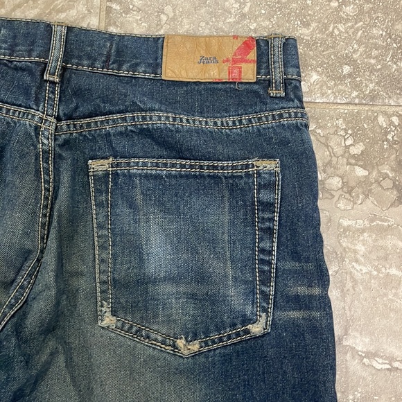 Zara Men’s Regular Fit Straight Low rise Waist 34 x‎ 26 - Picture 8 of 13